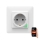 Pametna vtičnica SMART 3680W/230V/16A Wi-Fi Tuya SCHUKO