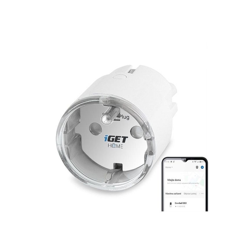 Pametna vtičnica z merjenjem porabe 3680W/230V Wi-Fi