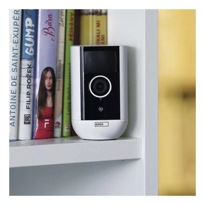 Pametna zunanja kamera s senzorjem gibanja GoSmart 5V 9600mAh IP65 Wi-Fi Tuya