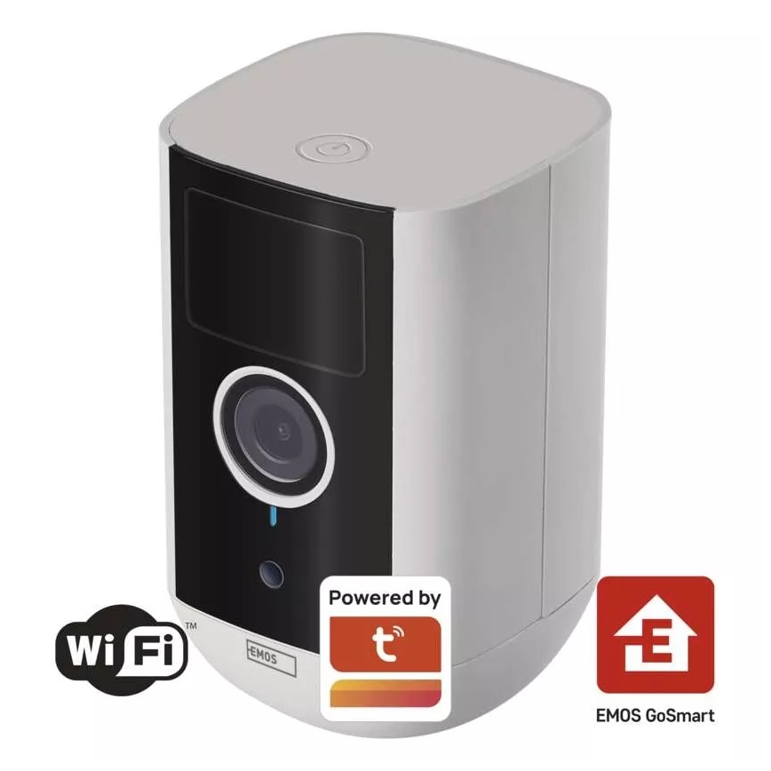 Pametna zunanja kamera s senzorjem gibanja GoSmart 5V 9600mAh IP65 Wi-Fi Tuya