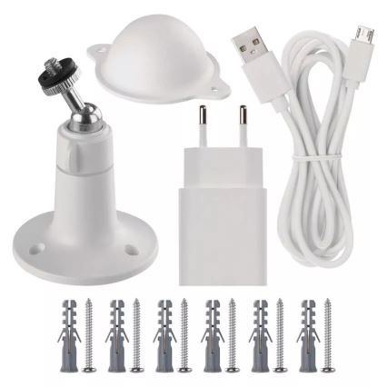 Pametna zunanja kamera s senzorjem gibanja GoSmart 5V 9600mAh IP65 Wi-Fi Tuya