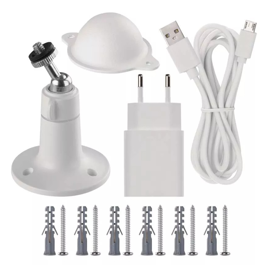 Pametna zunanja kamera s senzorjem gibanja GoSmart 5V 9600mAh IP65 Wi-Fi Tuya