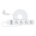 Pametni dodatek kabel s stikalom 4Z Tip E + 2x USB-A + 1x USB-C 1,5m Wi-Fi Tuya bela