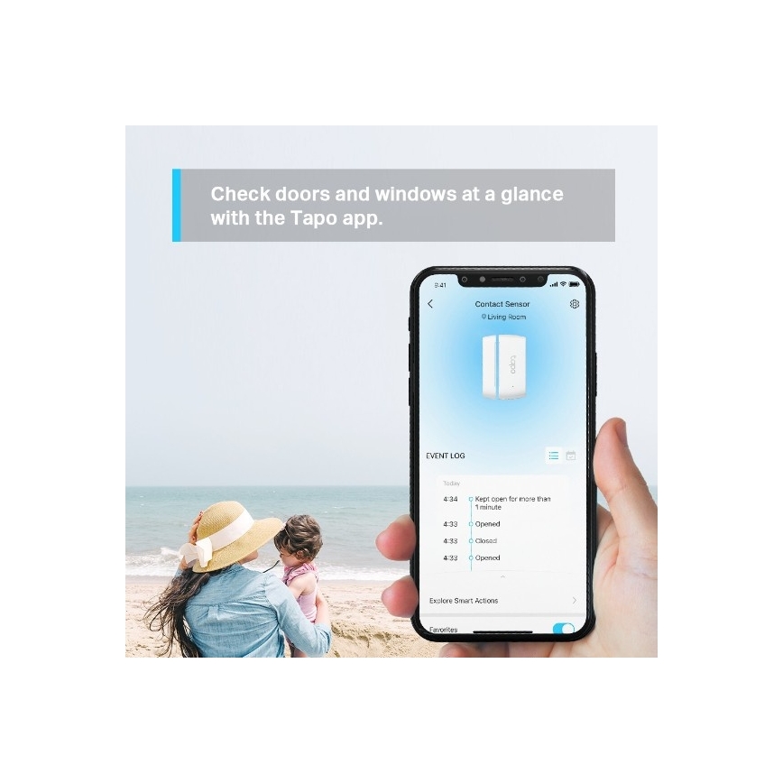 Pametni kontaktni senzor 1xCR2032