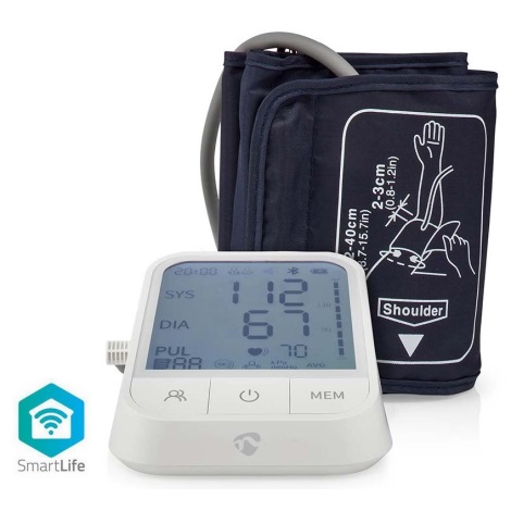 Pametni merilnik krvnega tlaka Tuya 4xAAA