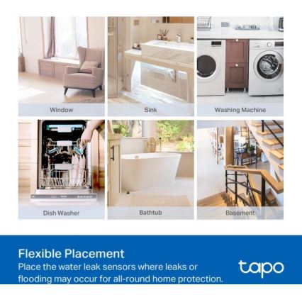 Pametni senzor puščanja vode 2xAAA