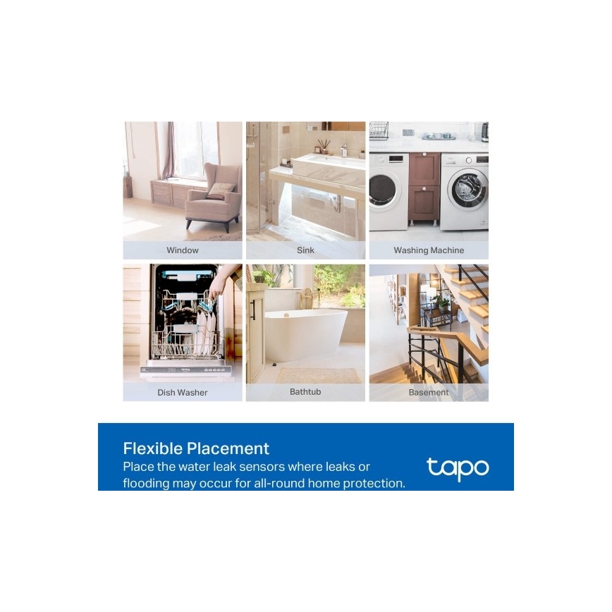 Pametni senzor puščanja vode 2xAAA