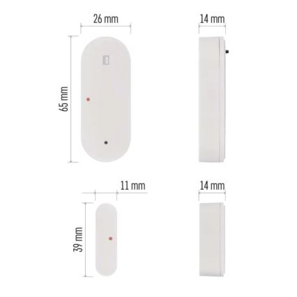 Pametni senzor vrat GoSmart 1xCR2032