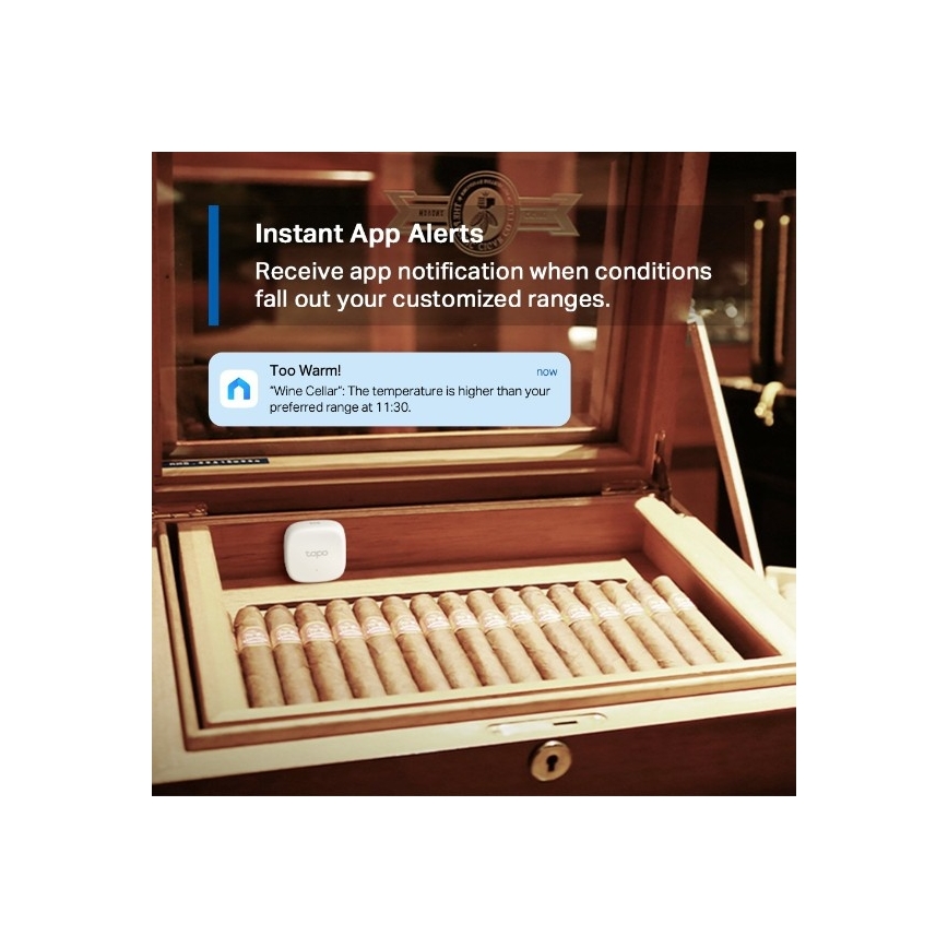 Pametni senzor za merjenje temperature in vlažnosti 1xCR2450