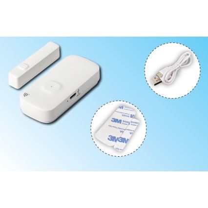 Pametni senzor za okna in vrata 3,7V 500 mAh Wi-Fi Tuya