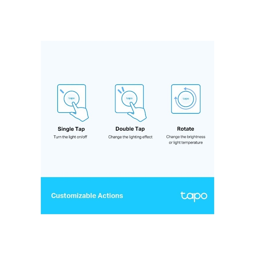 Pametni zatemnilnik na dotik 1xCR2032