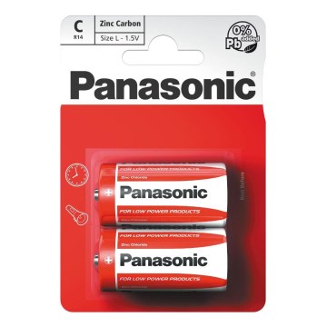 Panasonic - 2 kom. Cink-ogljikove baterije C 1,5V