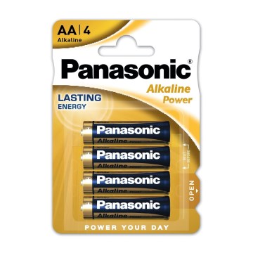 Panasonic - 4 kom. Alkalna baterija AA/LR06