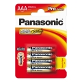 Panasonic - 4 kom. Alkalna baterija AAA Pro Power 1,5V 1200 mAh
