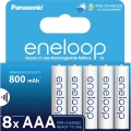 Panasonic - 8 kom. Polnilna baterija AAA Eneloop 800 mAh
