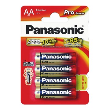 Panasonic LR6 PPG - 4 kom alkalna baterija AA Pro Power 1,5V