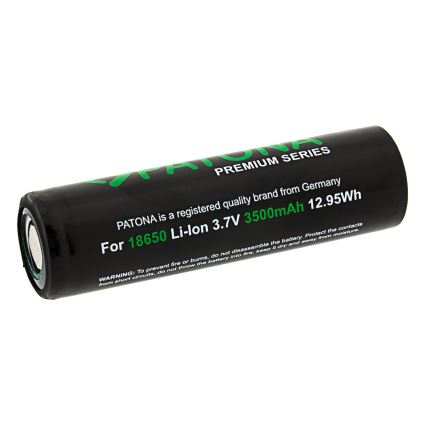 PATONA - 18650 Li-ion akumulatorska celica 3500 mAh PREMIUM 3,7V