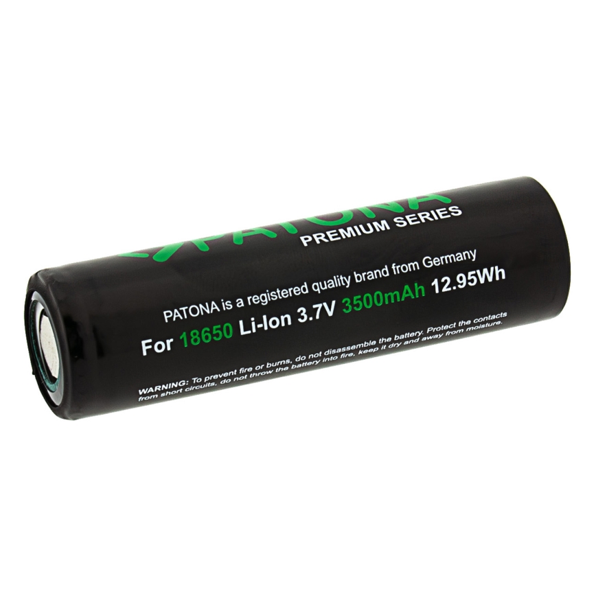 PATONA - 18650 Li-ion akumulatorska celica 3500 mAh PREMIUM 3,7V