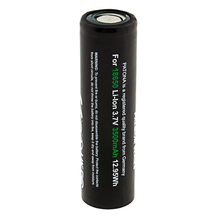 PATONA - 18650 Li-ion akumulatorska celica 3500 mAh PREMIUM 3,7V