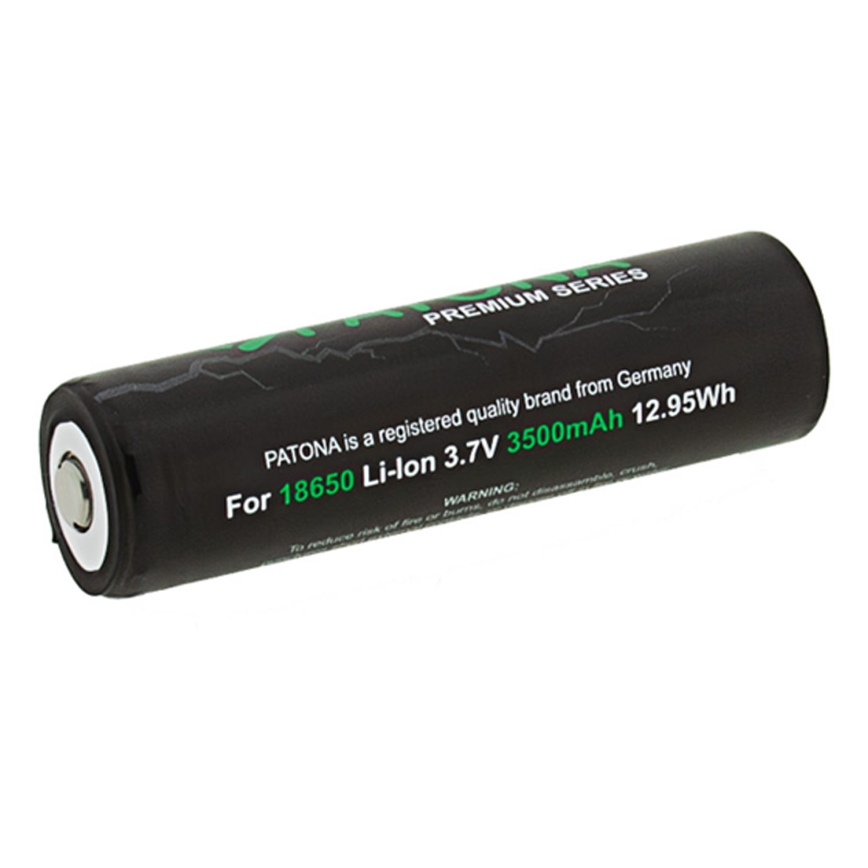 PATONA - 18650 Li-ion baterija 3500 mAh PREMIUM 3,7 V