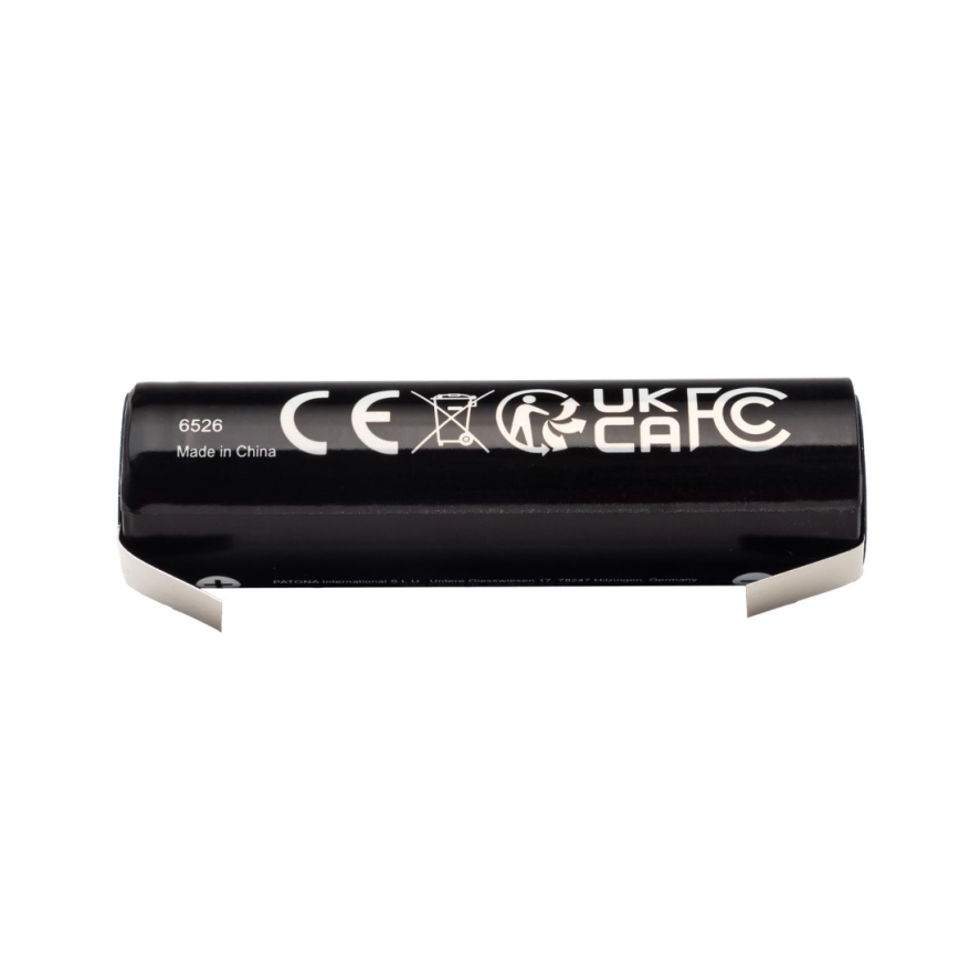 PATONA - Baterija 18650 Li-lon 3000mAh PREMIUM 3,7V z trak terminals za soldering
