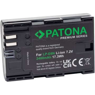 PATONA - Baterija Canon LP-E6N 2400mAh Li-Ion Premium 80D