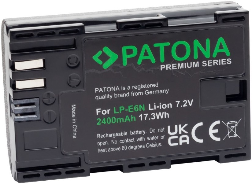 PATONA - Baterija Canon LP-E6N 2400mAh Li-Ion Premium 80D