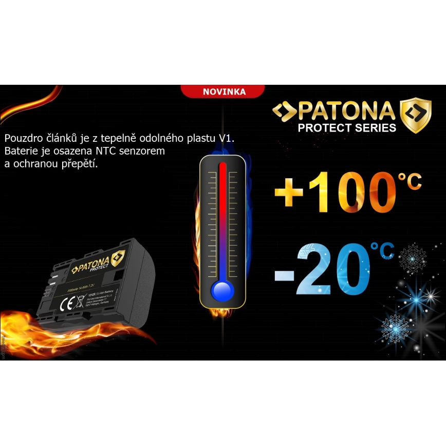 PATONA - Baterija Fuji NP-W235 2600mAh Li-Ion 7,2V Protect X-T4
