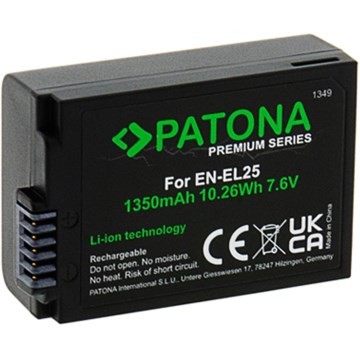 PATONA - Baterija Nikon EN-EL25 1350mAh Li-Ion 7,6V Premium Z50/Z fc