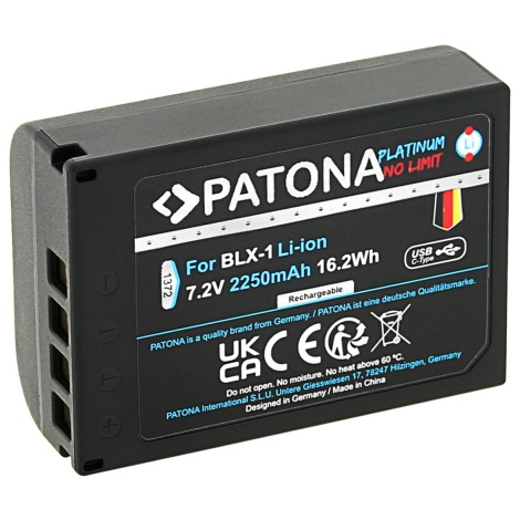 PATONA - Baterija Olympus BLX-1 2400mAh Li-Ion Platinum USB-C charging