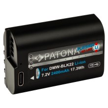 PATONA - Baterija Panasonic DMW-BLK22 2400mAh Li-Ion Platinum USB-C polnjenje
