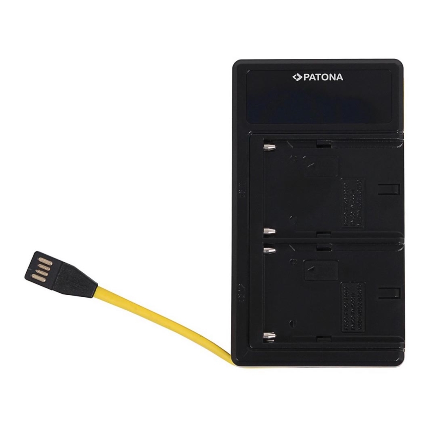 PATONA - Polnilec Dual Sony NP-F970/F960/F950 USB