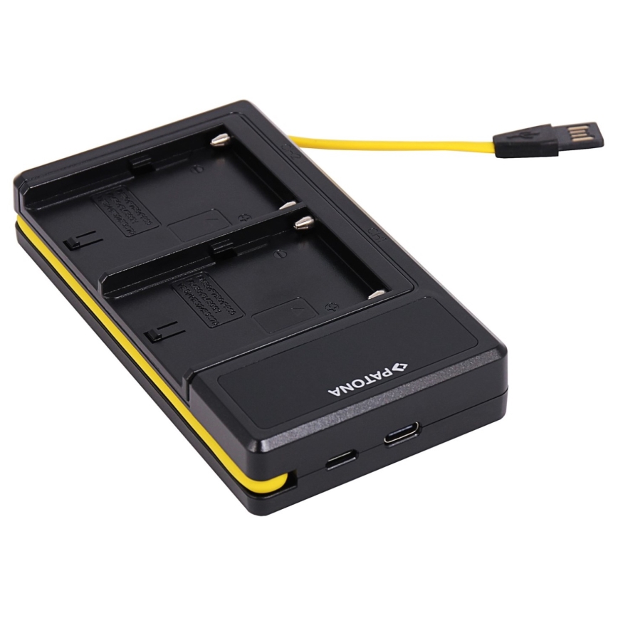 PATONA - Polnilec Dual Sony NP-F970/F960/F950 USB