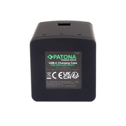PATONA - Polnilnik Triple GoPro Hero 9/Hero 10/Hero 11/Hero 12