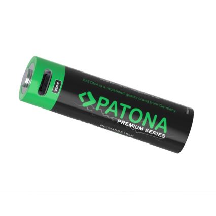 PATONA - SET 4x Baterija AA/LR6 Li-Pol 2000mAh 1,5Vs z USB-C polnjenje