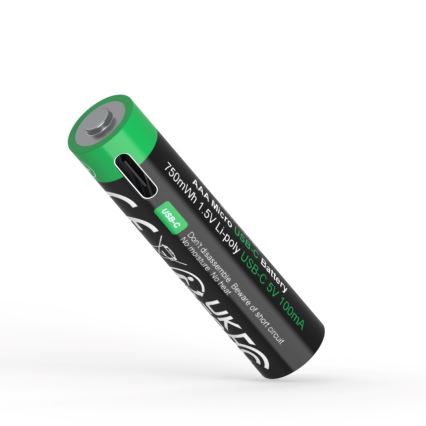 PATONA - SET 4x Baterija AAA/LR03 Li-Pol 500mAh 1,5V z USB-C polnjenje