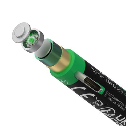 PATONA - SET 4x Baterija AAA/LR03 Li-Pol 500mAh 1,5V z USB-C polnjenje