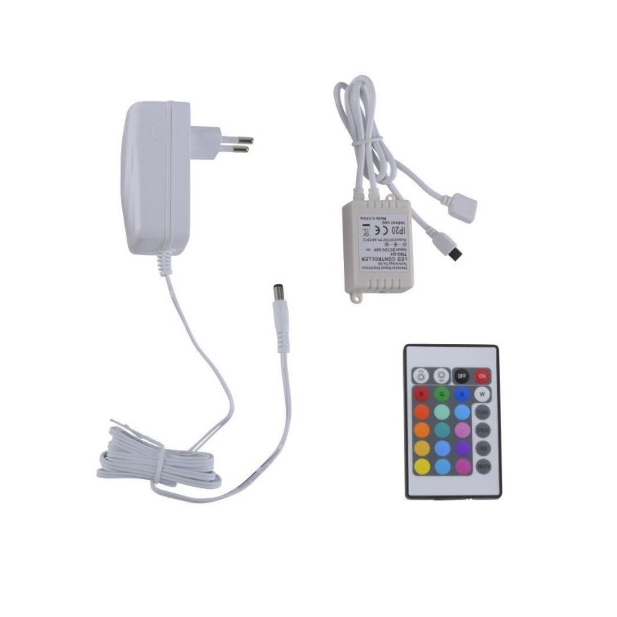 Paul Neuhaus 1205-70 - LED RGB Zatemnitveni trak TEANIA 10m LED/30W/12/230V + Daljinski upravljalnik