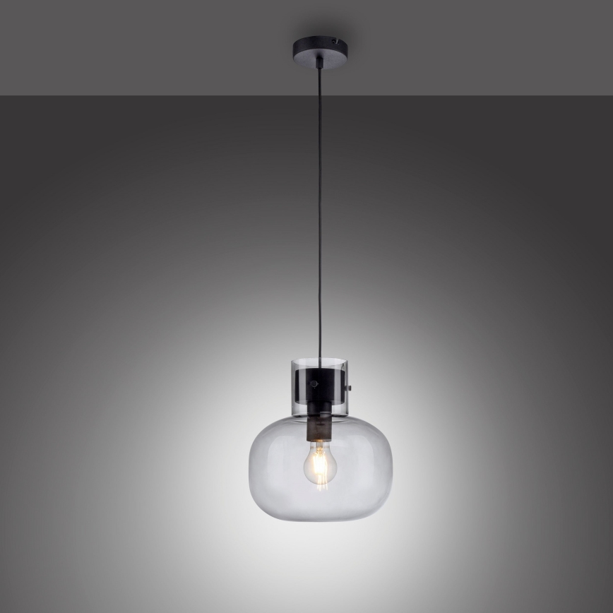 Paul Neuhaus 2003-25 - Lestenec na vrvici SHITAKE 1xE27/10W/230V pr. 25 cm dimno