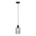 Paul Neuhaus 2006-25 - Lestenec na vrvici BOLETUS 1xE27/10W/230V pr. 14 cm siva