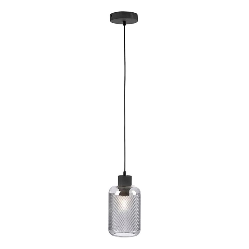 Paul Neuhaus 2006-25 - Lestenec na vrvici BOLETUS 1xE27/10W/230V pr. 14 cm siva