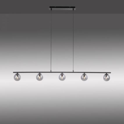Paul Neuhaus 2026-18 - LED Lestenec na vrvici WIDOW 5xG9/3W/230V