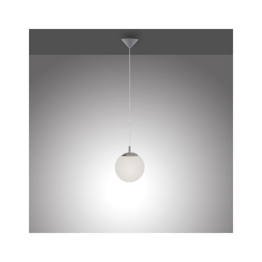 Paul Neuhaus 2072-55 - Lestenec na vrvici BOLO 1xE27/60W/230V pr. 20 cm