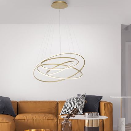 Paul Neuhaus 2124-60 - LED Zatemnitveni lestenec na vrvici TESSARA LED/97W/230V 2700-5000K + Daljinski upravljalnik