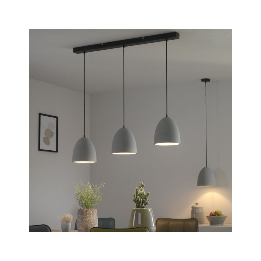 Paul Neuhaus 2231-22 - Lestenec na vrvici ETON 1xE27/40W/230V beton