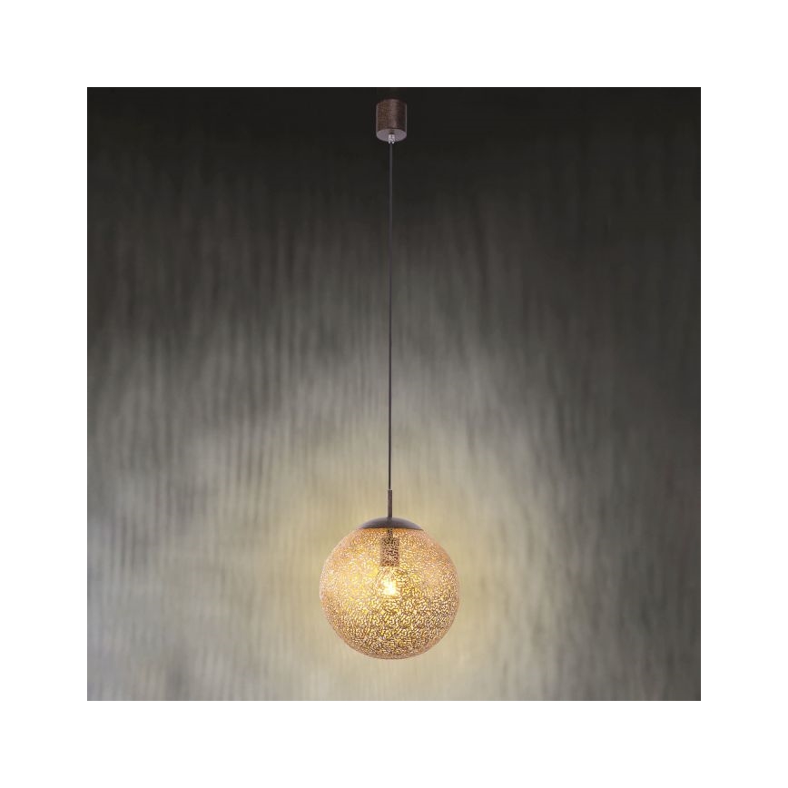Paul Neuhaus 2420-48 - Lestenec na vrvici GRETA 1xE27/60W/230V pr. 30 cm