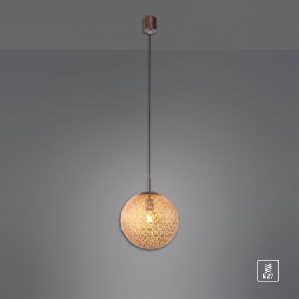 Paul Neuhaus 2420-48 - Lestenec na vrvici GRETA 1xE27/60W/230V pr. 30 cm
