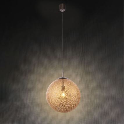 Paul Neuhaus 2421-48 - Lestenec na vrvici GRETA 1xE27/60W/230V pr. 40 cm
