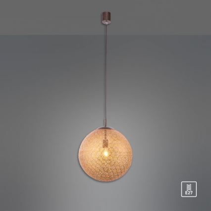 Paul Neuhaus 2421-48 - Lestenec na vrvici GRETA 1xE27/60W/230V pr. 40 cm