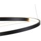 Paul Neuhaus 2472-18 - LED Zatemnitveni lestenec na vrvici ROMAN LED/30W/230V črn